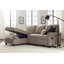 Canapé modulaire inclinable avec méridienne de rangement Serta Copenhagen-22403767-22375757