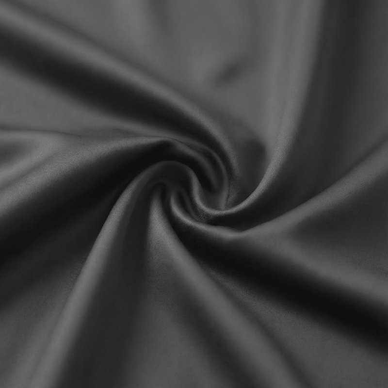 Bedding Sets Sateen No Pattern Duvet Cover Set, Grey, Super King