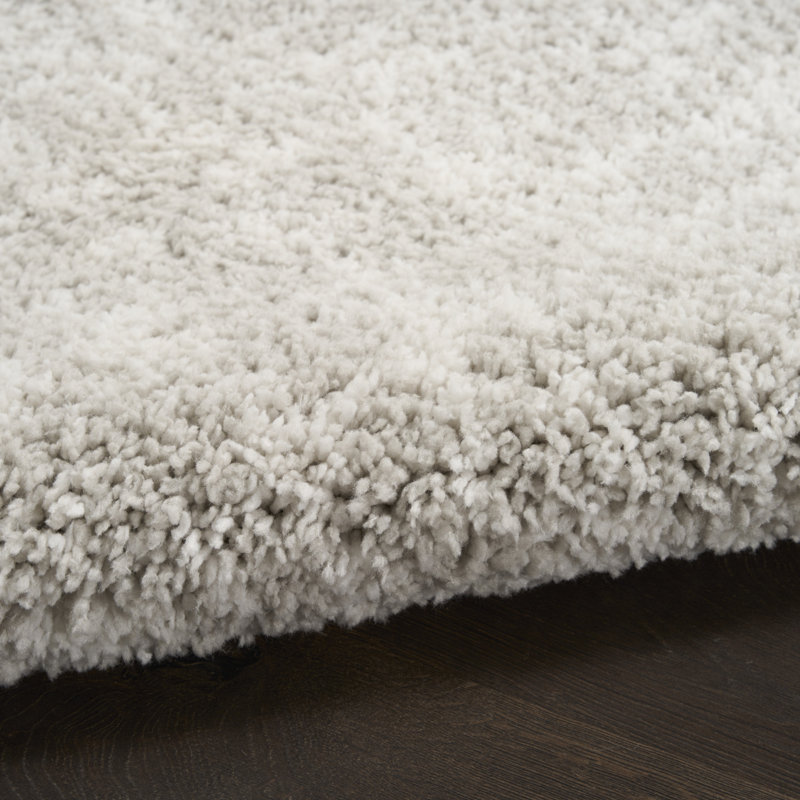 Tapis ivoire moderne à poils longs Modern, Rectangle 5 pi 3 po x 7 pi