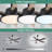 52 Inch Modern Black Ceiling Fan With Light And Remote, Silent DC Motor 6 Speeds Chandelier Ceiling Fan For Bedroom-622442074-622442077