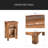 CARVED SIDE TABLE