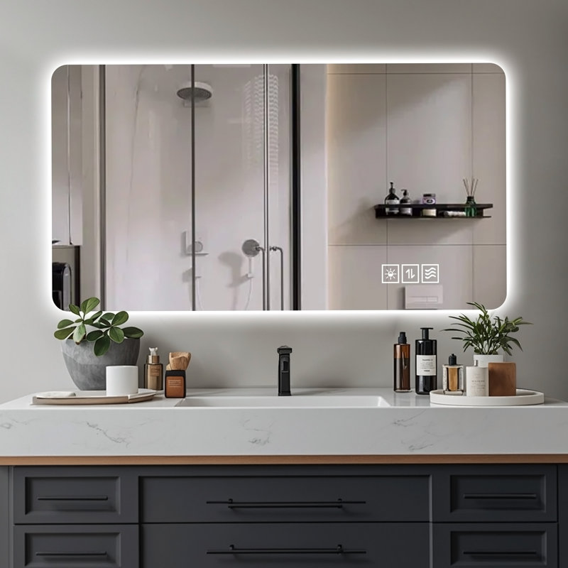 Miroir mural à DEL pour l'intérieur