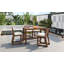 Ensemble de bar de patio rustique 5 pièces-1050344303