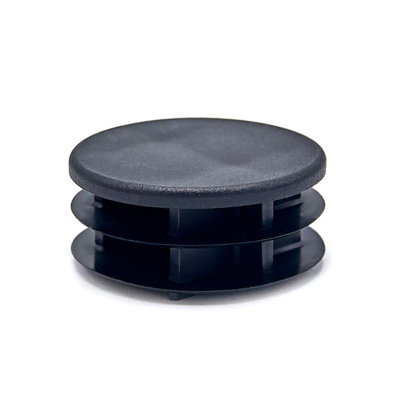 Outwater Plastic 1-3/4" Dia. Round Insert End Caps For Tubing, Finishing Plug For Round Tubing Chair Glide, Floor Protector, Fits Multi Gauge Tubing, USA Made, 50 Pack