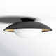 Jason Single Light Glass Flush Mount