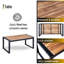 Patio extérieur 4: table en bois, brun, sièges de balcon confortables, chaises en bois