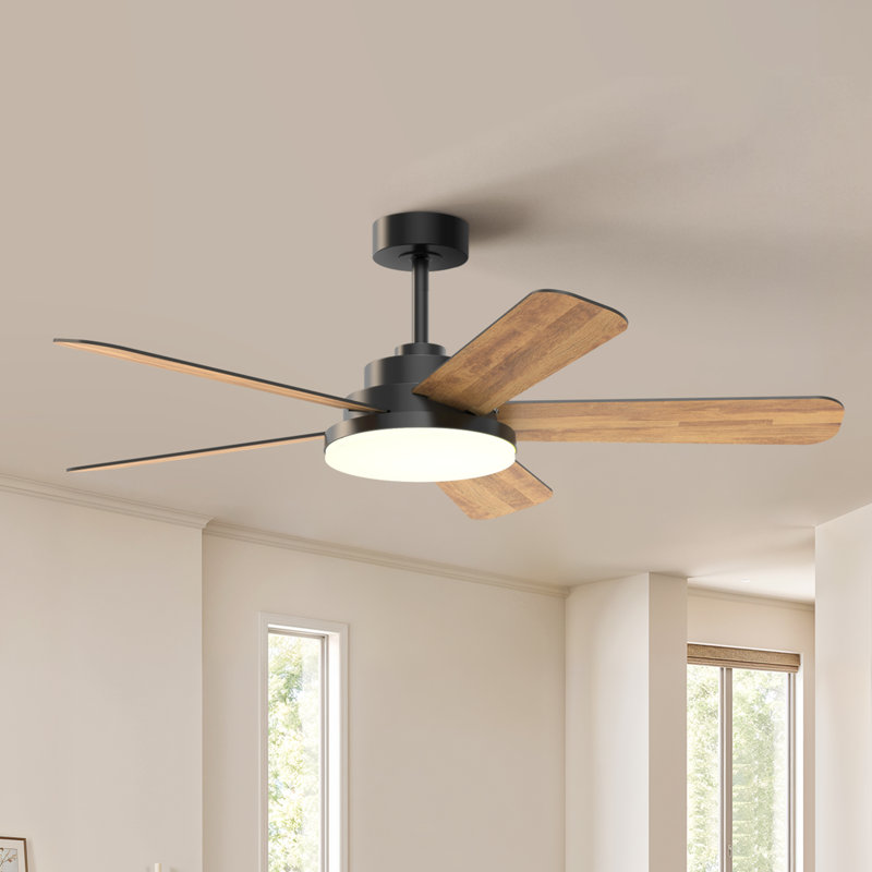 Ceiling Fans With Lights And Remote Control, 6 Speeds, Reversible Dc Motor, Quick-fit System, Dimmable Led For Bedroom Living Room Indoor Outdoor