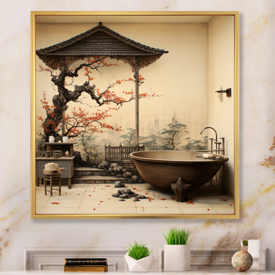 Bathroom Japan Art Ceremony I - Bath & Laundry Wall Decor