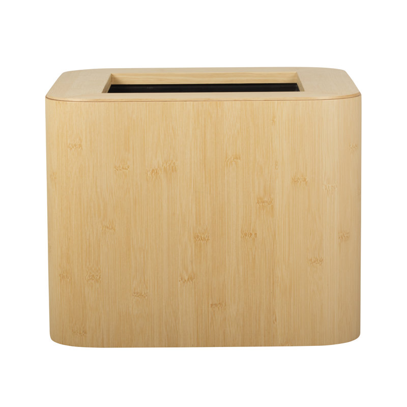 Mansell Wood Planter Box, Bamboo, 40cm H x 58cm W x 58cm D