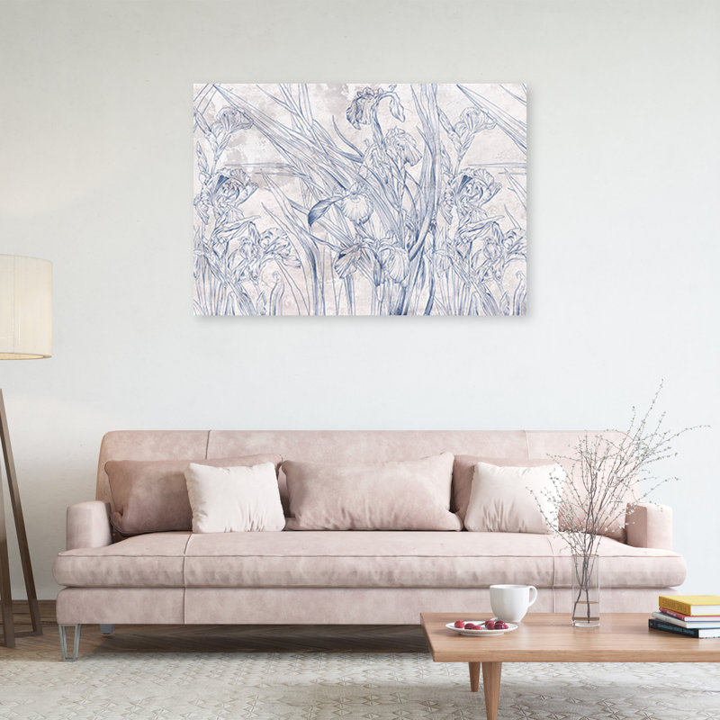 Irys Flowers - No Frame Print on Canvas, 70cm H x 100cm W