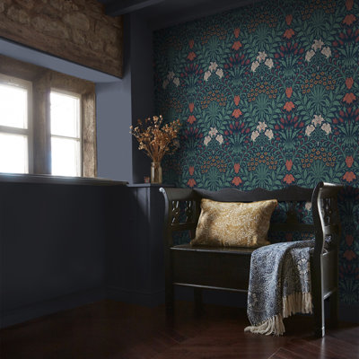 William Morris Garden Soft Wallpaper