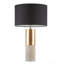 Lampe de table en béton, matériau de base en métal et béton