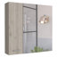 Armoire à pharmacie murale Kenya avec miroir et étagères de rangement intérieures-310493841