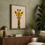 Geometric Giraffe Modern 1 Piece Wrapped Canvas Wall Art-136782061-136782066