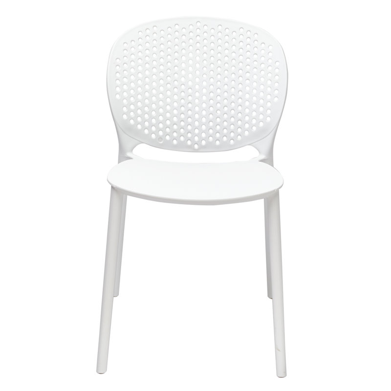 Chaise d'appoint Adelbjrno, Blanc