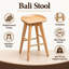 Tabouret de bar et de comptoir pivotant en bois massif Basnti-449026019-449026047
