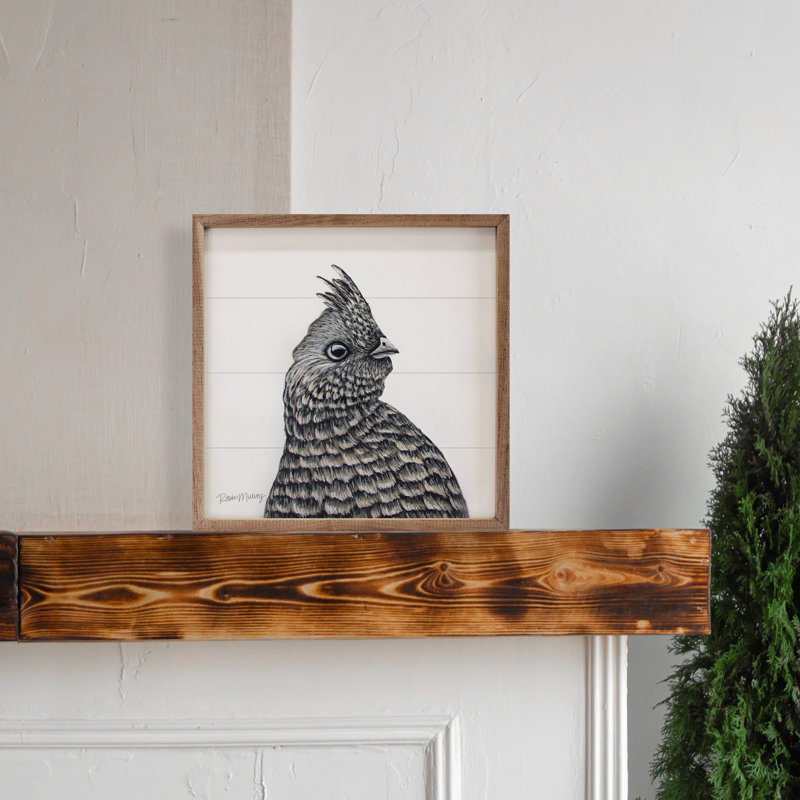 Grouse By Robin Sue Studio, 4" H x 4" W