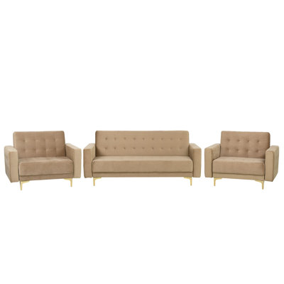 Gilden 3 Piece Sofa Set