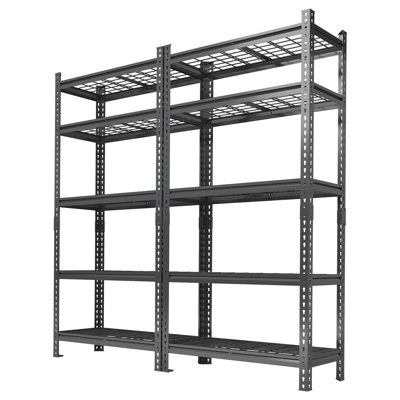 182.9cm W Steel Shelving Unit
