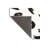 Black Spotted Patterned Woven Base Washable Rug-251206435