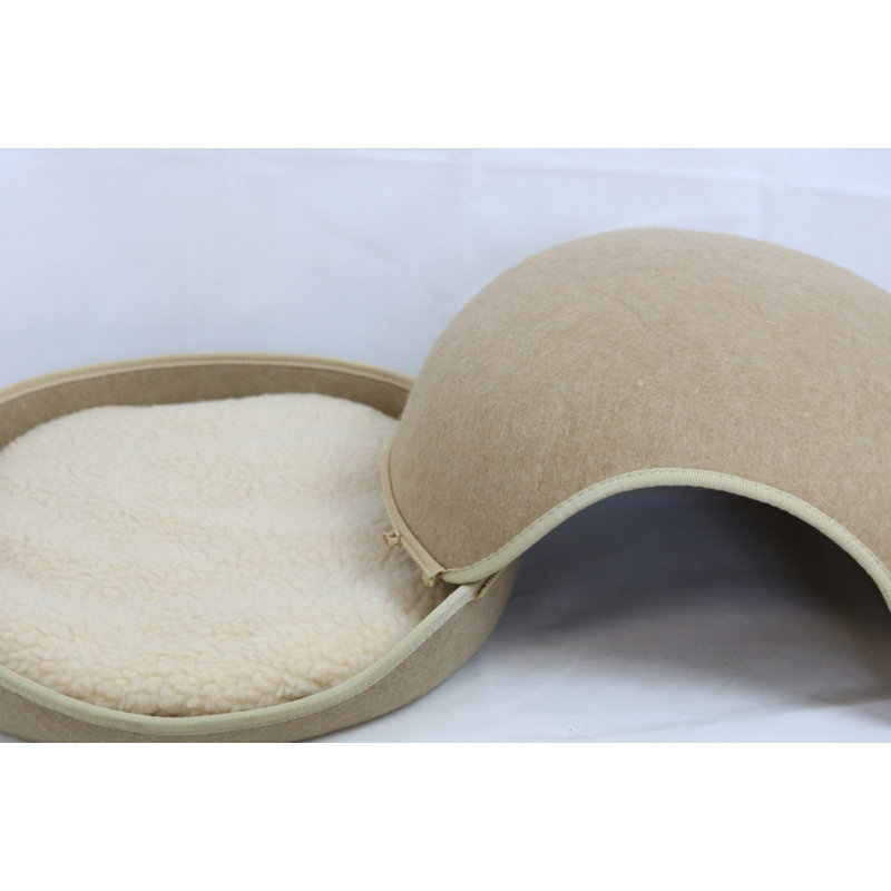 Jerald Nest Pet Bed, Beige