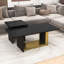 Table basse moderne - Conception élégante avec plateau en panneau de fibres à densité moyenne durable-287350093