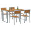 Rectangular 5 - Piece 4 - Person 180Cm L Outdoor Table Set-922499774
