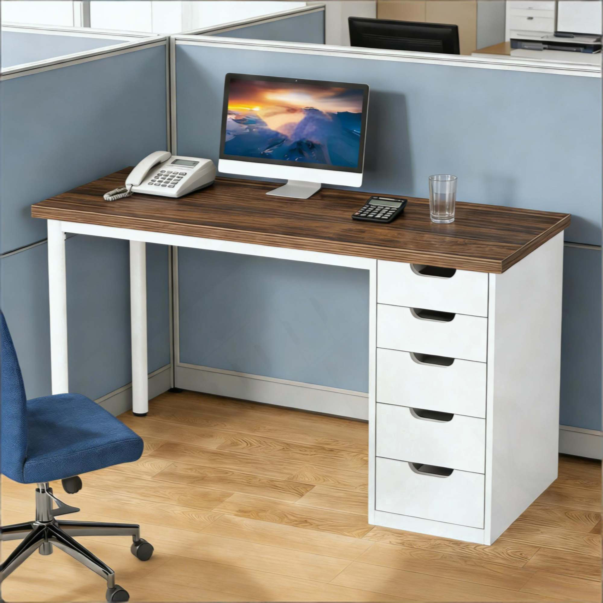 Latitude Run® Classic Computer Desk, Writing Desk, Study Table ...