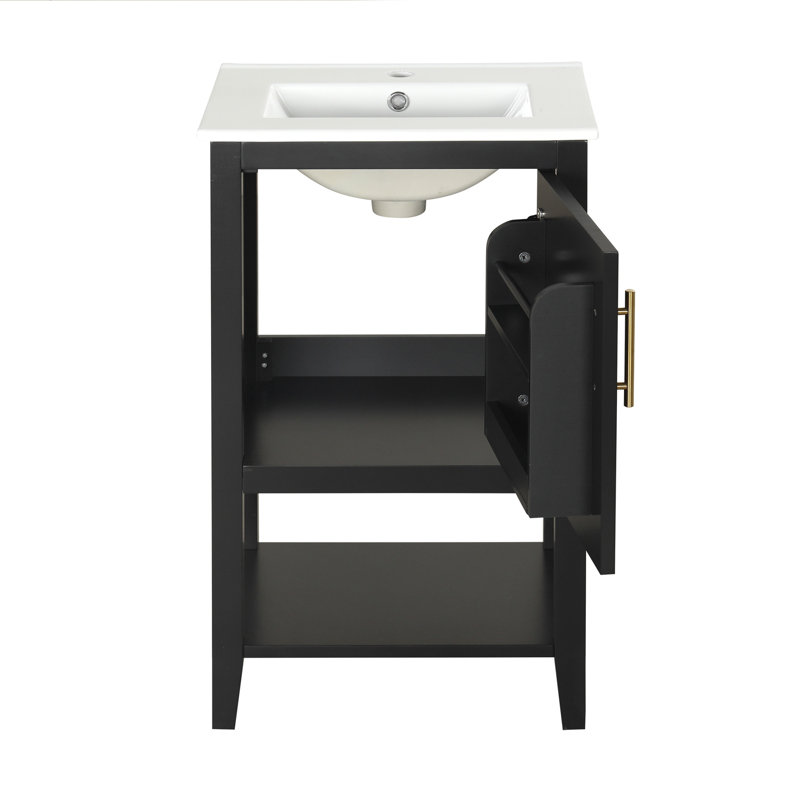 Meuble-lavabo de qualité supérieure au design exquis et amplement d'espace de rangement