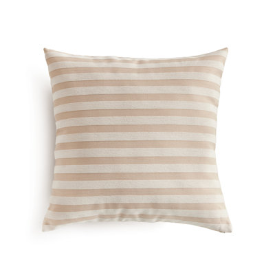 Coussin décoratif intérieur / extérieur en polyester à rayures Geriène