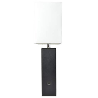 Hashtag Home Jackson Wood USB Table Lamp & Reviews | Wayfair