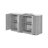String Sideboard 63" 4 doors