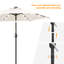 Parasol de marché lumineux 90 po Davinna-866289794