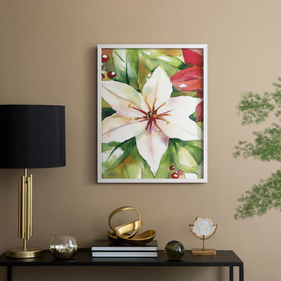 «Christmas Holiday Art DCCL», reproduction encadrée - bois massif