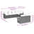  Patio Sofa Set Black
