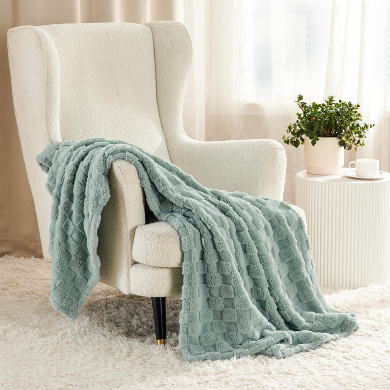 Bedsure 269gsm Fleece Blanket For Couch - Super Soft Cozy Blankets For Women GentleSoft™️, Twin, Sage Green