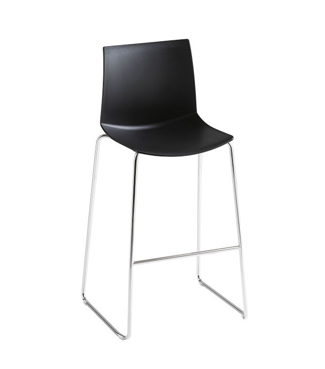 Tabouret de bar Kanvas, Noir