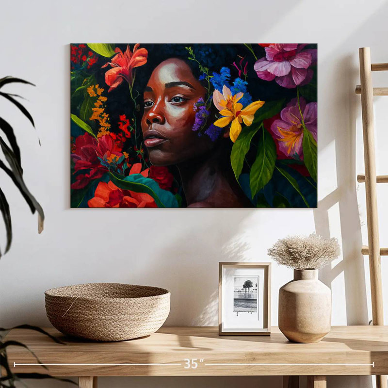 Beauté africaine tropicale Leisha, H 16 po x l 24 po