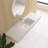 59" Wall-Mounted Bathroom Sink SMC Vessel Sink