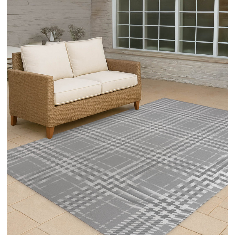 Tapis d'extérieur antidérapant Christopher, Rectangulaire 8 pi x 10 pi