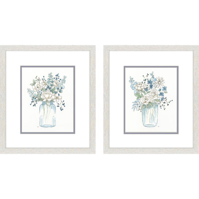 Bouquet Whisper Framed Art