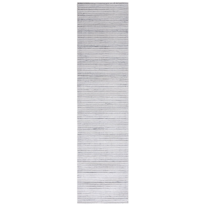 Jennalee Hand Woven Performance Striped Rug, Runner 2'3" x 9'
