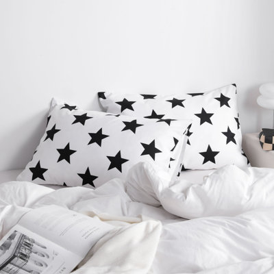 Microfiber Envelope Closure Print Pillowcases