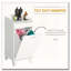 Armoire de rangement pour salle de bain autoportante Tilt Out