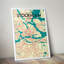 Stockholm City Map 1 Piece Wall Art-585489641