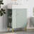 Bathroom vanity Single Ceramic Sink with Left side storage