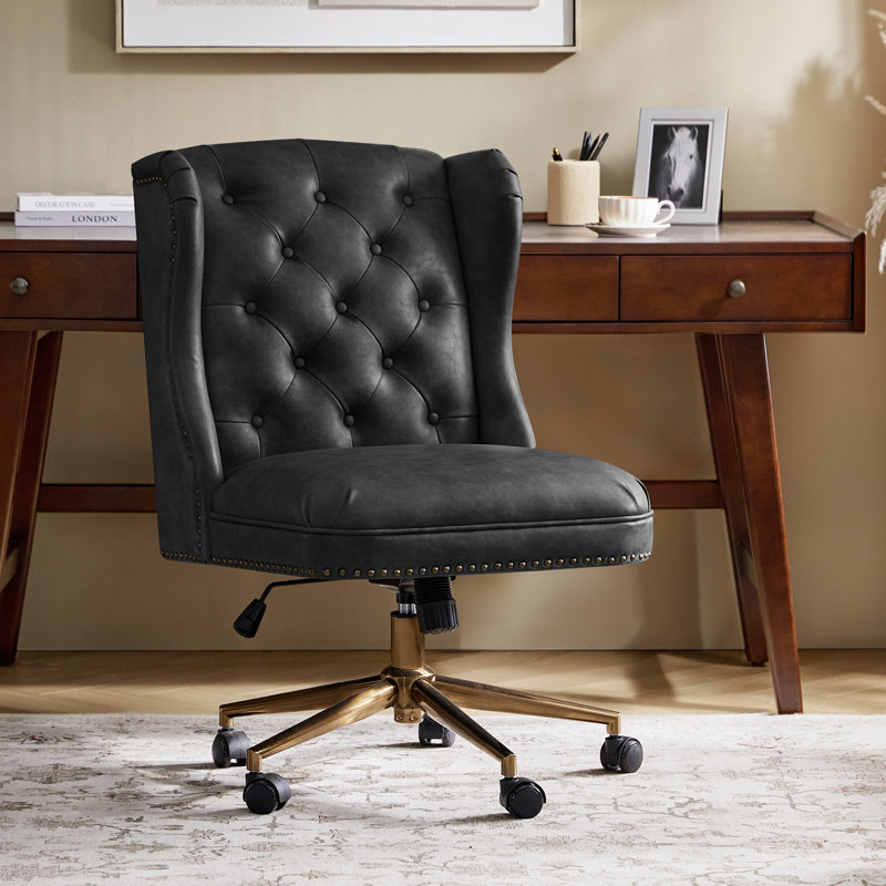 Fauteuil de bureau Hoai Hazel, Noir
