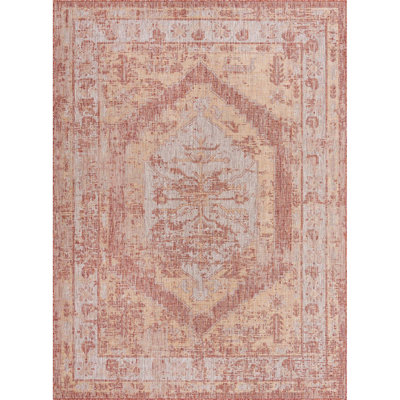 Tapis d'intérieur / extérieur en polypropylène tissé à la machine Susan
