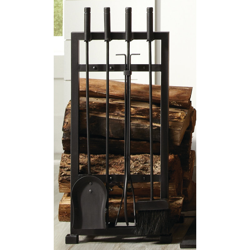 Adiqa Steel Fireplace Tool Set