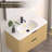 Oakridge 36 Inch Wall Mounted Single Bathroom Vanity With Top With Overflow, Pre-Assembled-1340333580